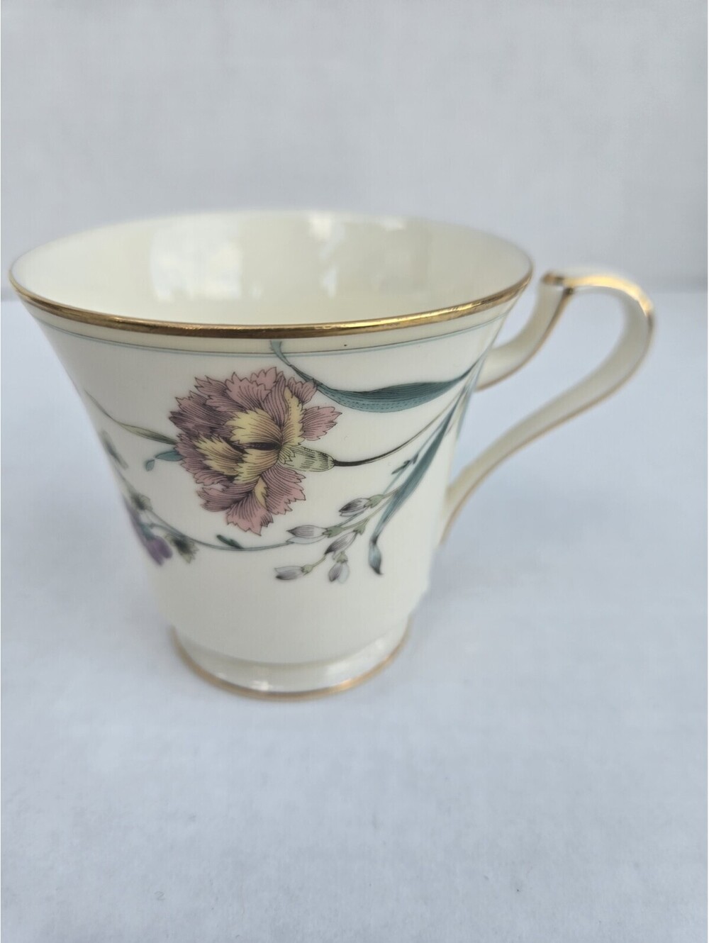 Mikasa Fine Ivory Land Carnation Garden Teacup